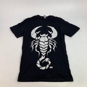 Kids AEW All Elite‎ Sting Wrestling Black Scorpion Graphic T Shirt Size S